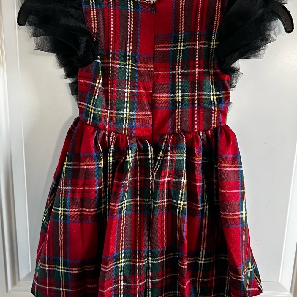 Trish Scully NWT Size 3t Plaid Red and Black Girls Dress - Picture 4 of 4